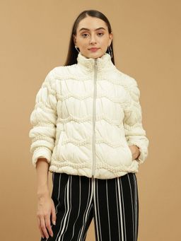 Beatnik - Off White Puffer Jacket