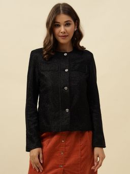 Beatnik - Black Front Open Jacket
