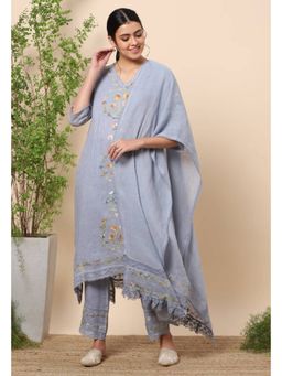 Kaveri - Summer Harvest Fly Free Kurta With Pant And Dupatta