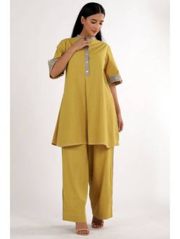 MADDER MUCH - Ochre Sabah - Mandarin Kurta Set