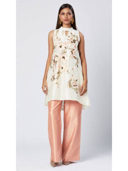 MADDER MUCH - Leena - Pastel Sleeveless Tunic And Pants + Stole