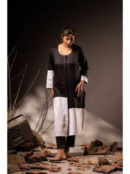 Taraasi - Anandi' Cotton Silk Kurta Set