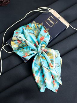 PELUCHE - Tusk Tales Blue Pocket Square for Men