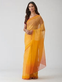 Fabindia - Cotton Silk Kota Printed Sari