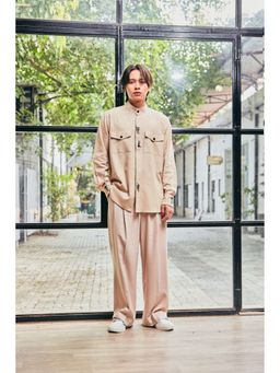 Bohame - Beige Henry Co-Ord Set