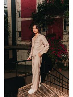 Bohame - Grey Fez Co-Ord Set