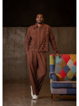 Bohame - Brown Lignum Co-Ord Set