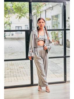 Bohame - Grey Elle Co-Ord Set