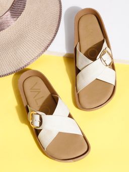 VALIOSAA - Cream Color Casual Sandals