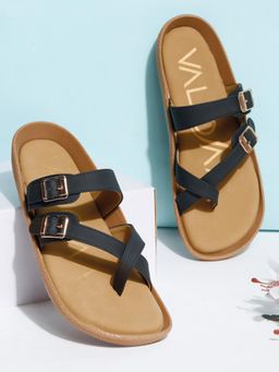 VALIOSAA - Black Color Casual Sandals