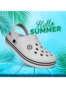 JQR - CLOGS-001 Grey Men Clogs