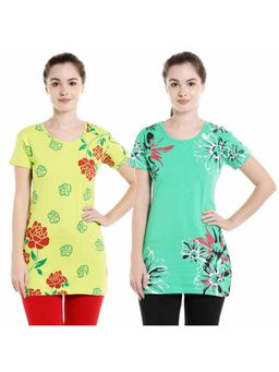 Bodycare - Bodyactive Pack Of 2 Women'S Tshirt - Multi-Color