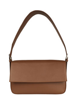 The House Of Ganges - Sandra Vegan Leather Handbag Brown
