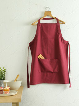 House This - Saute & Serve Apron Maroon