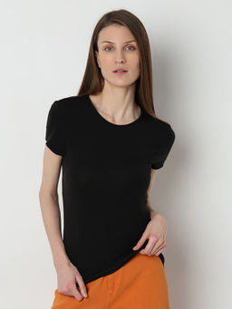 VERO MODA - Black T-Shirt