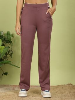 FFU - Womens Mauve Solid Trousers