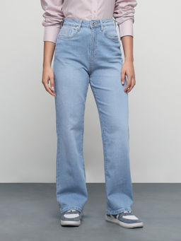 U.S. POLO ASSN. - Women Straight Fit Light Washed Jeans