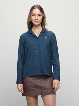 U.S. POLO ASSN. - Women Solid Relaxed Fit Shirt