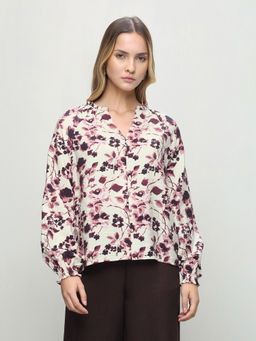 U.S. POLO ASSN. - Women Abstract Floral Printed Shirt