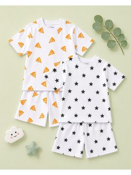 Kidbea - Unisex Multi-Color Printed Co-ord Sets (Pack of 4)
