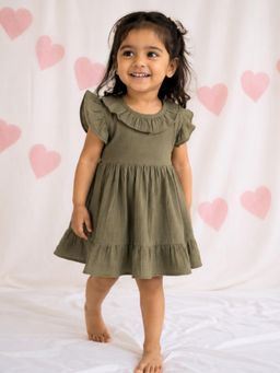 The Boo Boo Club - Solid/Plain Muslin Dress