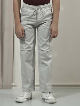 CRIMSOUNE CLUB - Boys Solid/Plain Cotton Cargo