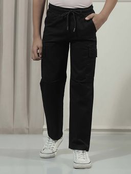 CRIMSOUNE CLUB - Boys Solid/Plain Cotton Cargo