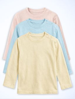 Cocoon Care - Unisex Solid/Plain Bamboo 3 T-Shirt (Pack of 3)
