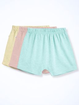 Cocoon Care - Unisex Solid/Plain Bamboo 3 Shorts (Pack of 3)