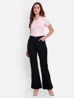 BROADSTAR - Women Black Color Pant