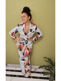 MANDIRA WIRK - Printed Pant Suit Green (Set of 2)