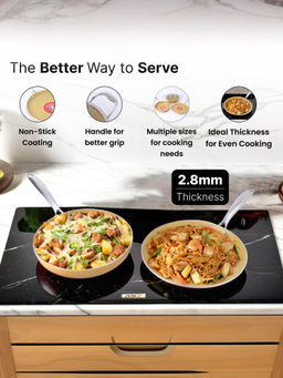 UMAI - Non Stick Cookware Set of 3- Yellow