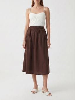 Cover Story - Women Soho Brown Skirt