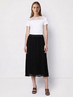 Cover Story - Women Chelsea Pearl Black Skirt