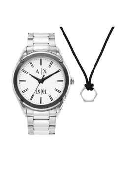 ARMANI EXCHANGE - Silver Strap Casual Watch Ax7131Set