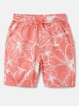United Colors of Benetton - Regular Fit Mid Rise Floral Shorts