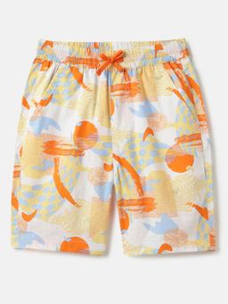 United Colors of Benetton - Regular Fit Mid Rise Printed Shorts