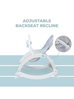 R for Rabbit - Blue Rock N Play Rocker