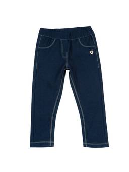 Chicco - Girls Navy Blue Cotton Blend Jeans