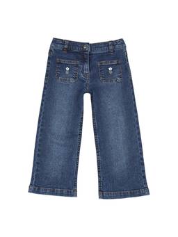 Chicco - Girls Blue Cotton Blend Jeans