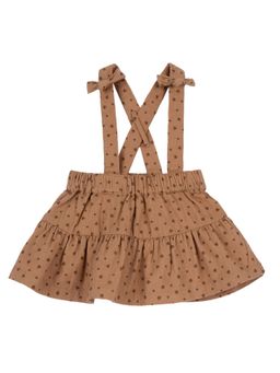 Chicco - Girls Brown Cotton Skirt