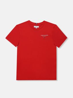 Tommy Hilfiger - Boys Red Cotton T-shirt