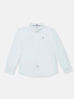 Tommy Hilfiger - Boys White Cotton Shirt