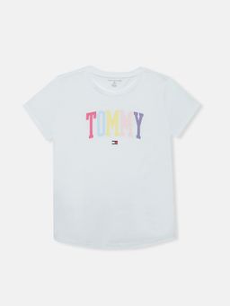 Tommy Hilfiger - Girls White Cotton T-shirt