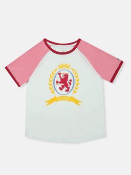 Tommy Hilfiger - Girls Off White Cotton T-shirt