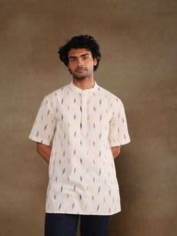 Fabindia - Natural Cotton Ikat Short Kurta