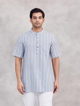 Fabindia - Blue Cotton Short Kurta