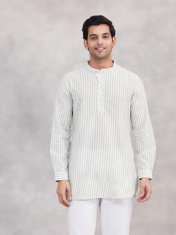Fabindia - Green Cotton Short Kurta