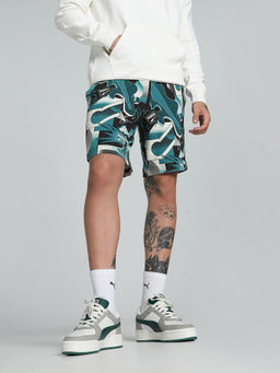 Puma - Brand Love Printed 8 Men's Multi-Color Knitted Shorts
