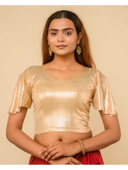 BINDIGASM'S ADVI - Women Cream Solid Stitched Blouse